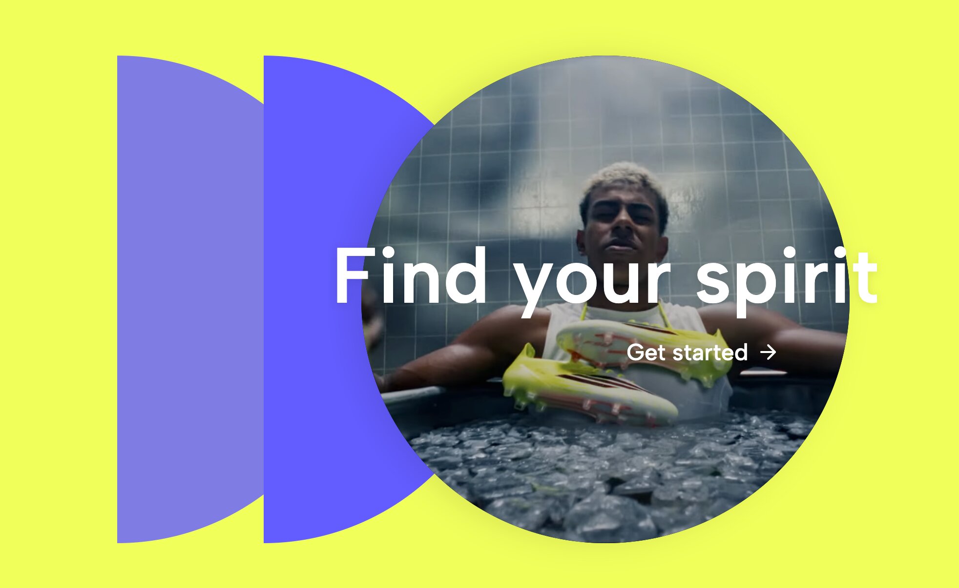 Geometric Circle Video Hero for podcasters and creators