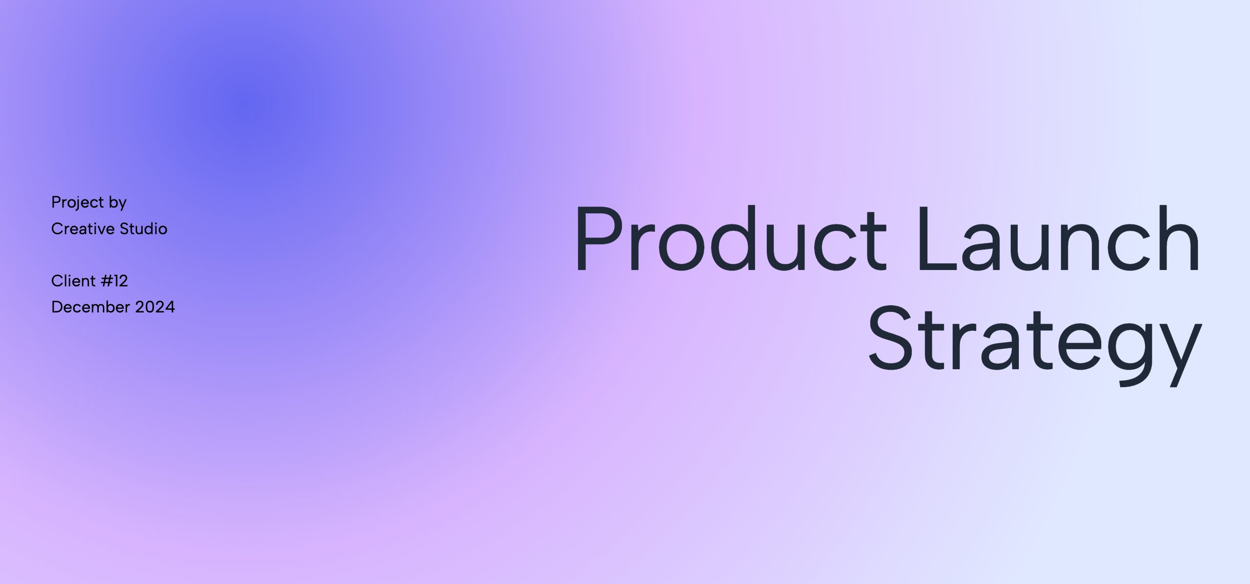 Gradient Hero Title showcasing colorful flowing text effects