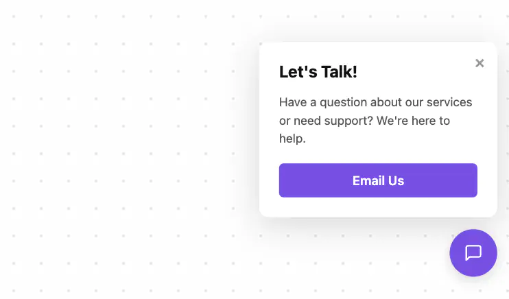Floating Contact Card