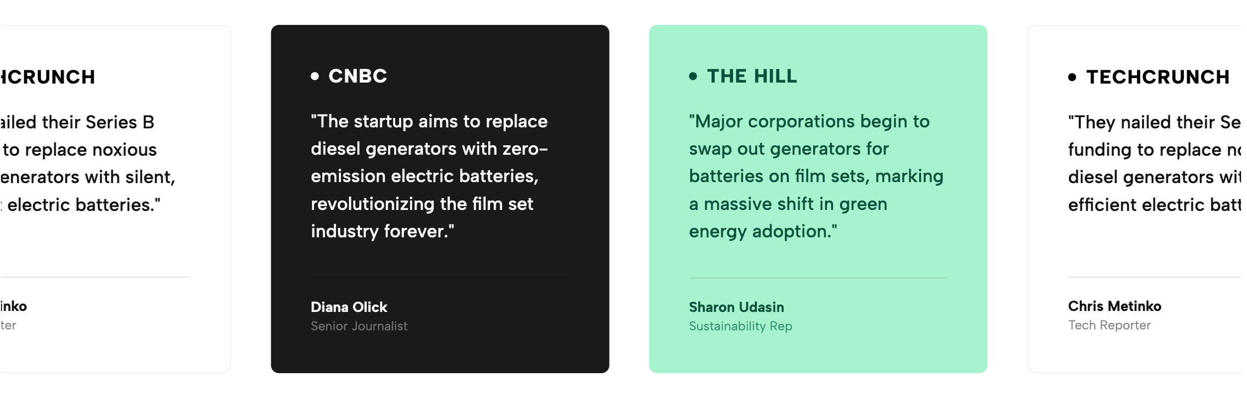 Editorial Press Marquee