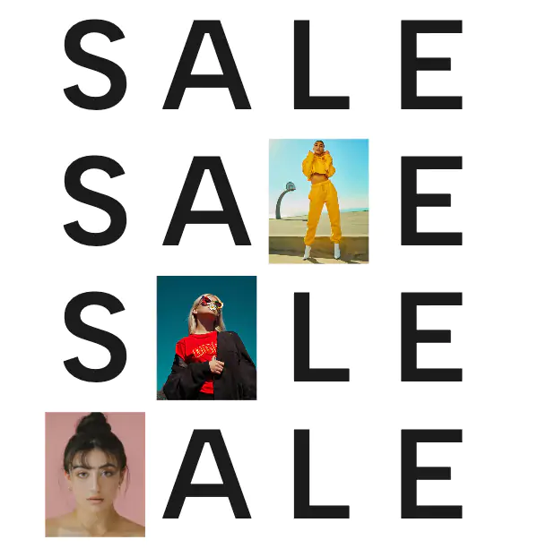 Editorial Grid Sale Reveal