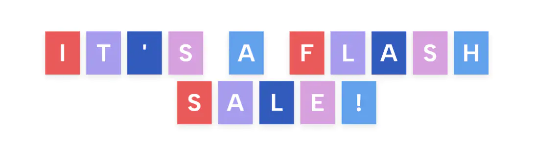 Flipping Blocks Flash Sale