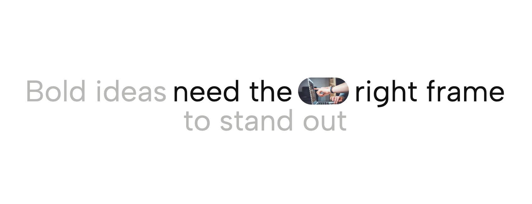 Inline Image Headline