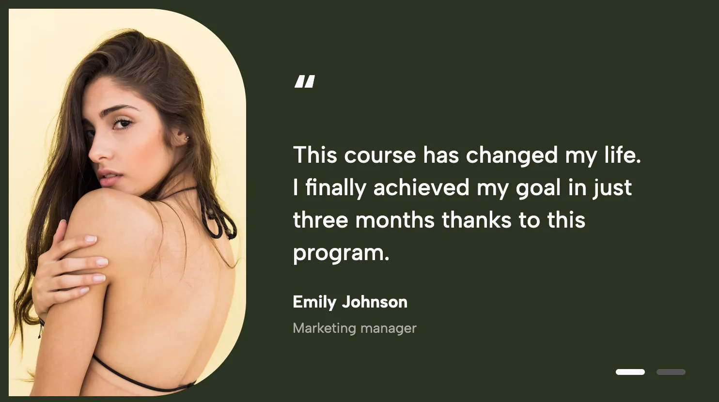 Image Testimonial Slider