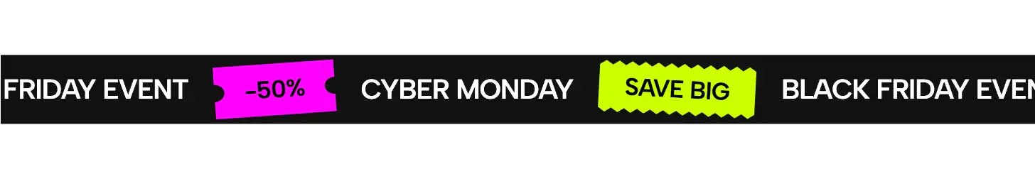 Black Friday Sticker Marquee