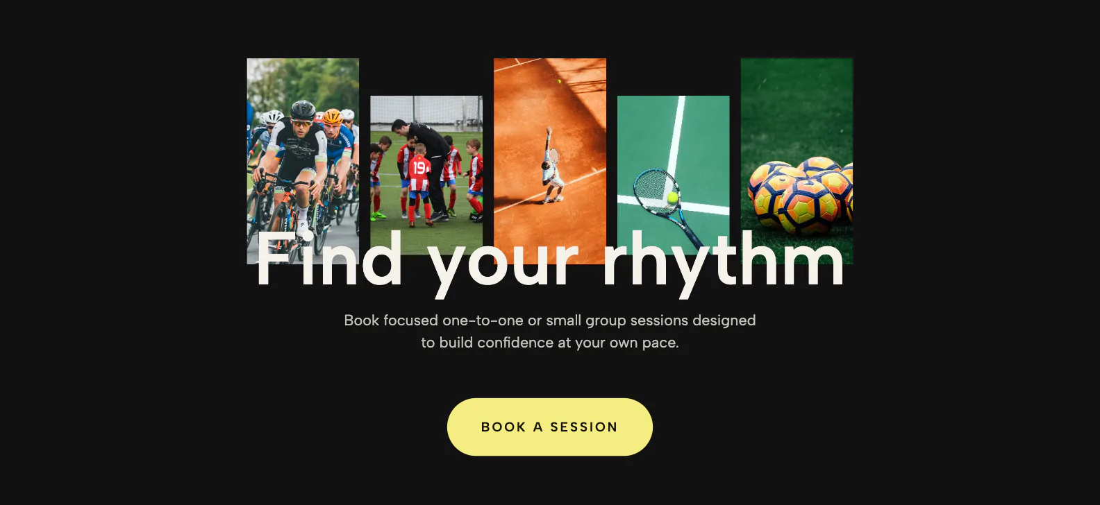 Centered Parallax Image CTA