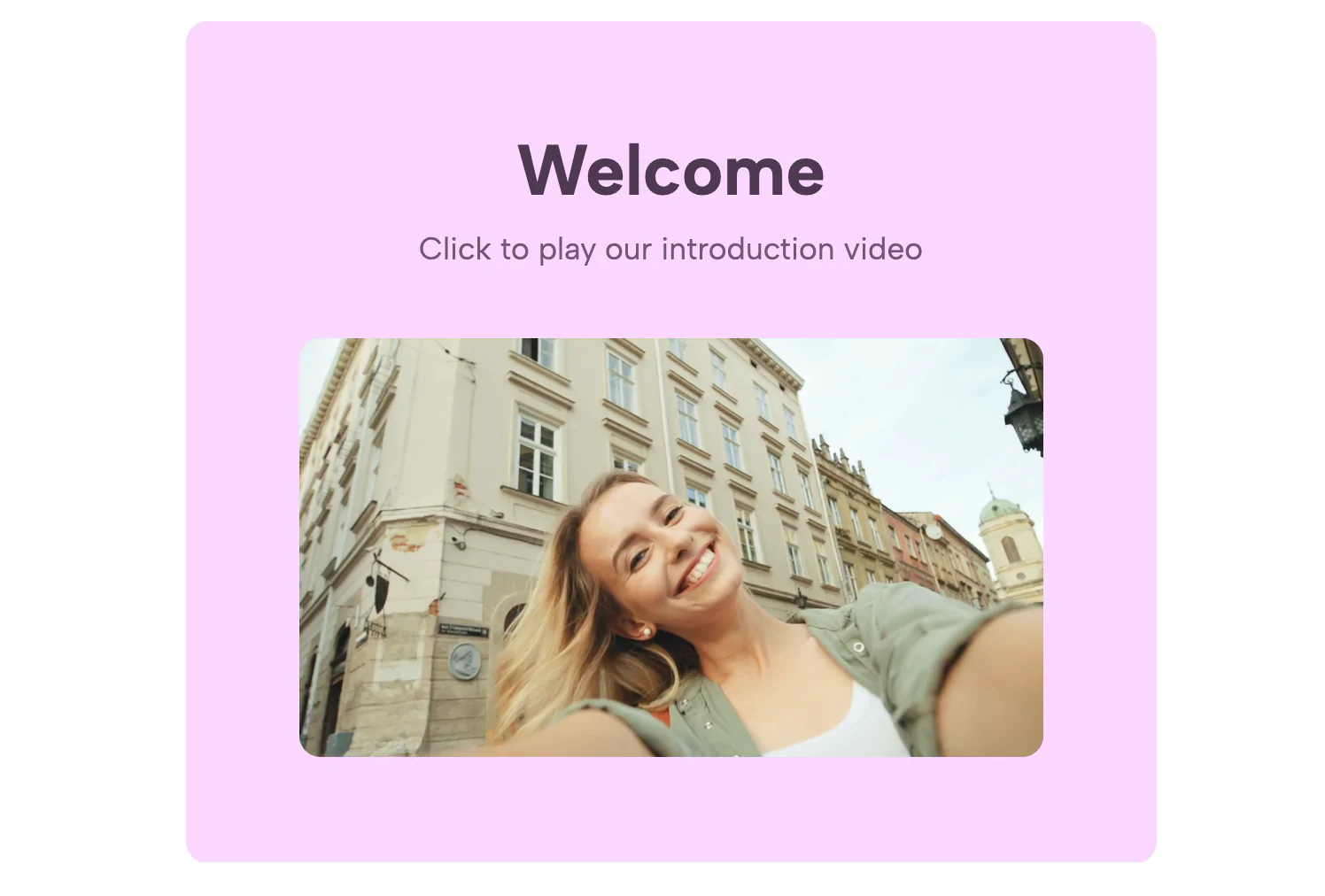 Generic Video Intro Card