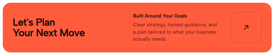 Bold CTA Banner with Arrow Button