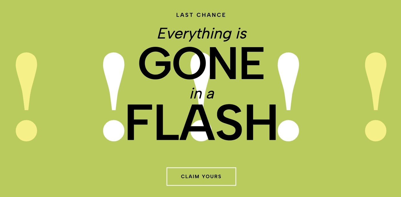 Flashing Exclamation Hero