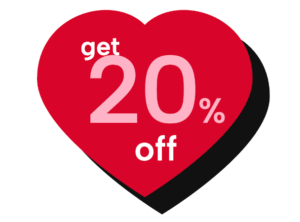 Heart 3D Promo Badge