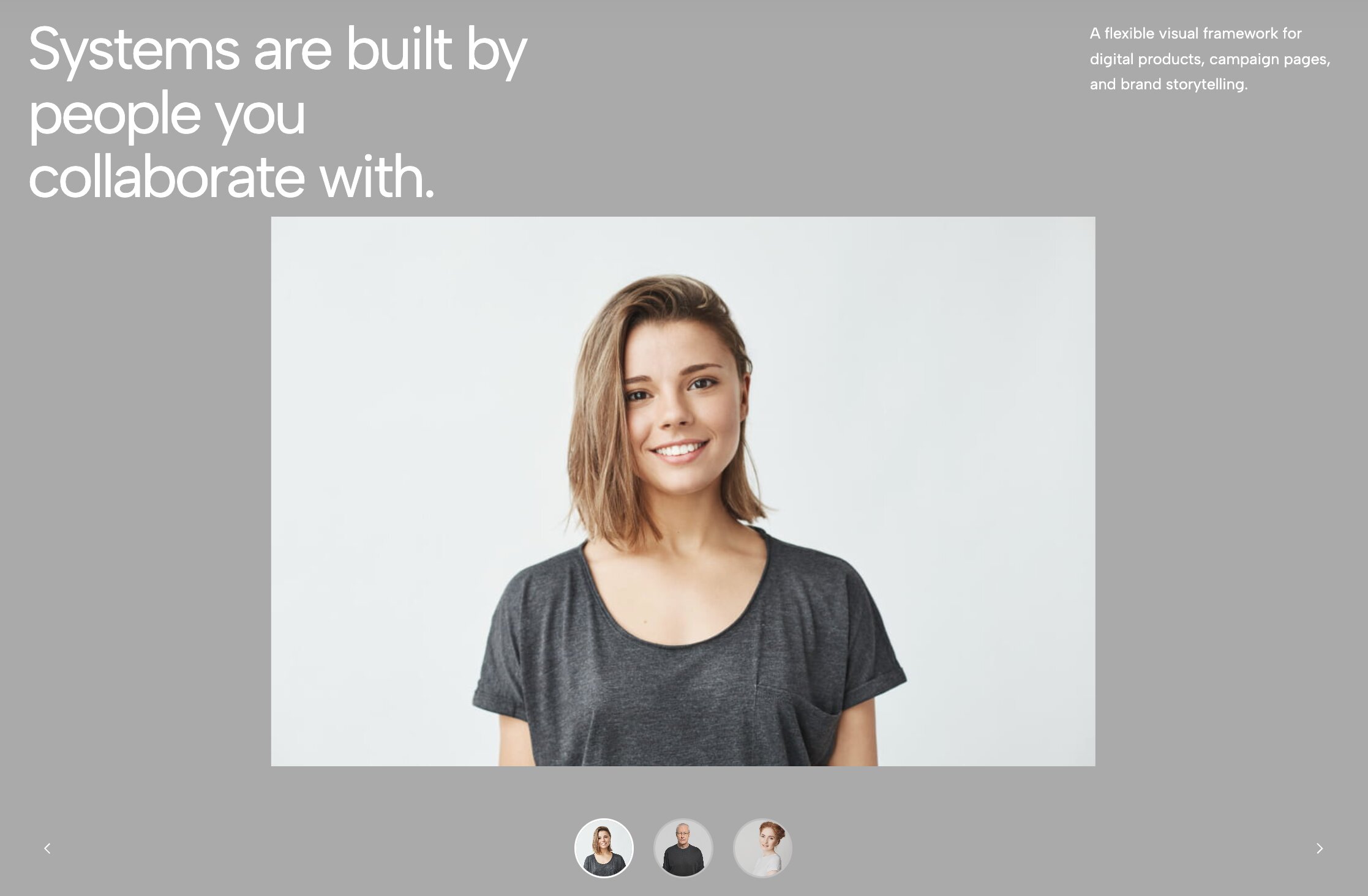 Portrait Case Study Slider With Auto Thumbnails
