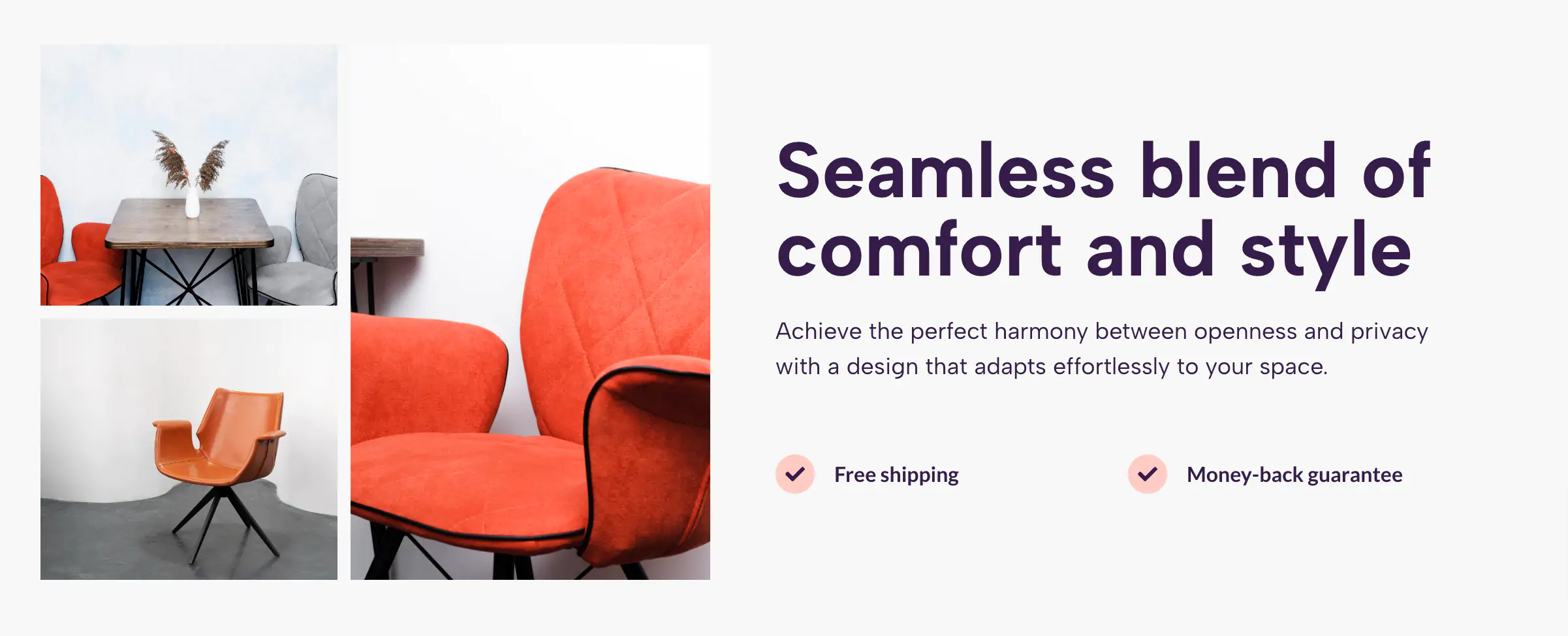 Free Elementor Content Section Template with Image and Icons