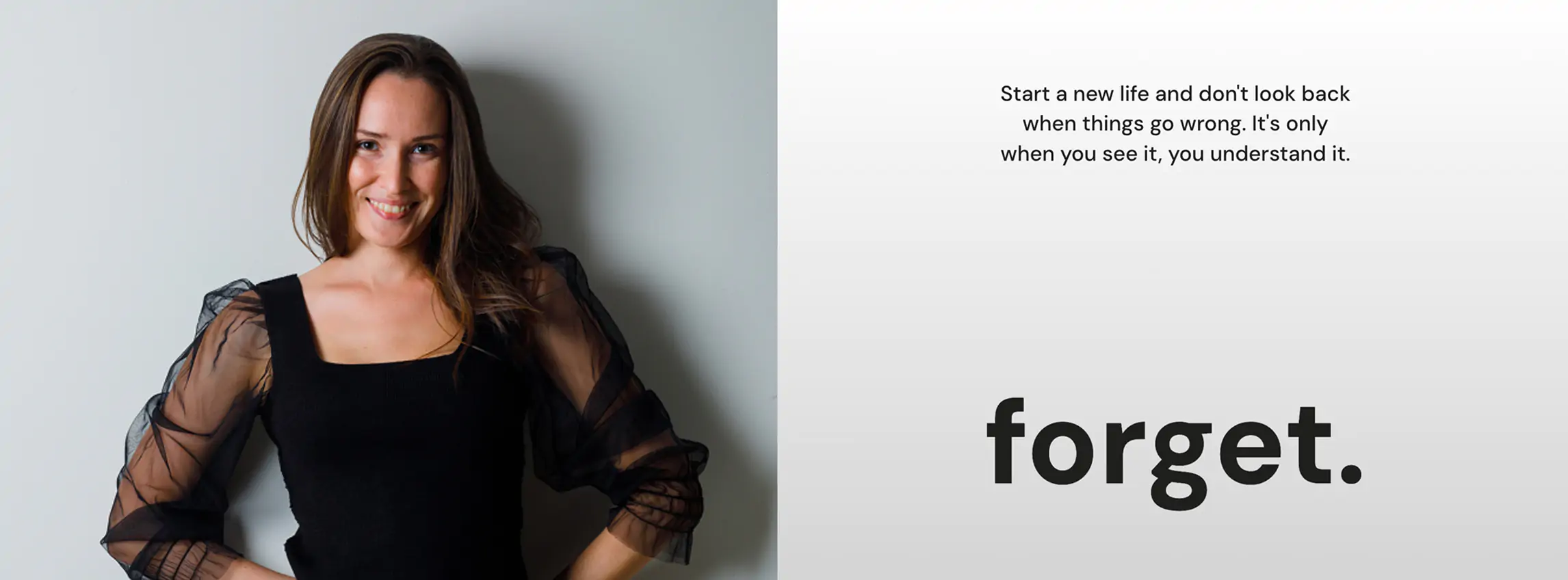 Elementor Content Section – Minimalist Split Layout