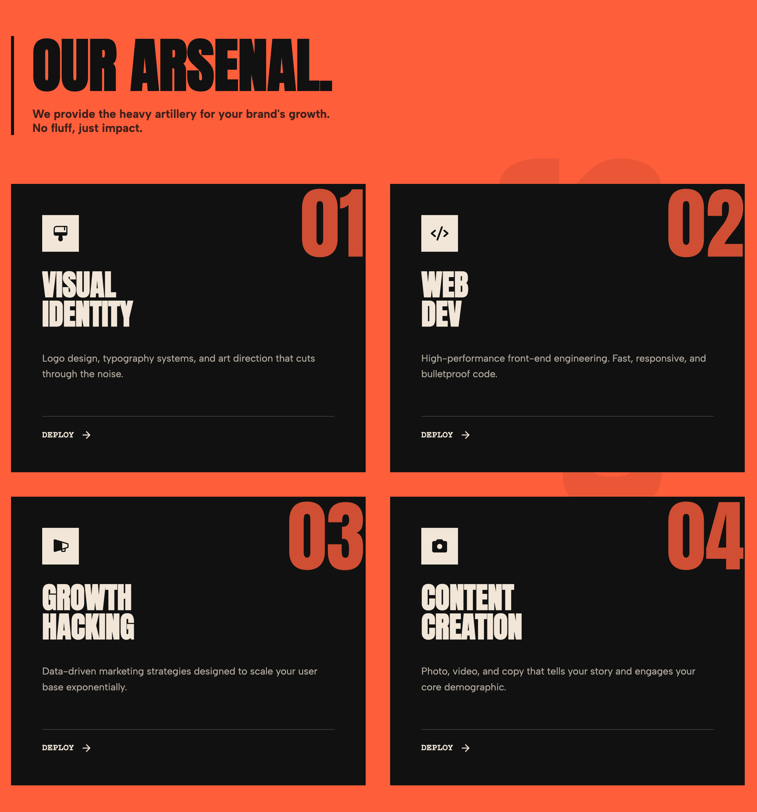 Urban Bold Services - Industrial Supply Crate Layout