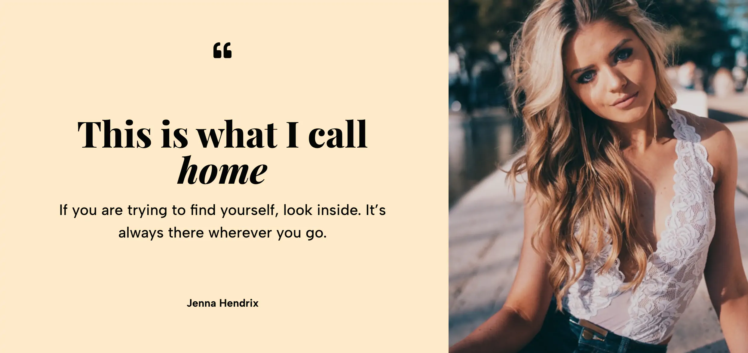 Elegant Full-Width Testimonial Section for Elementor