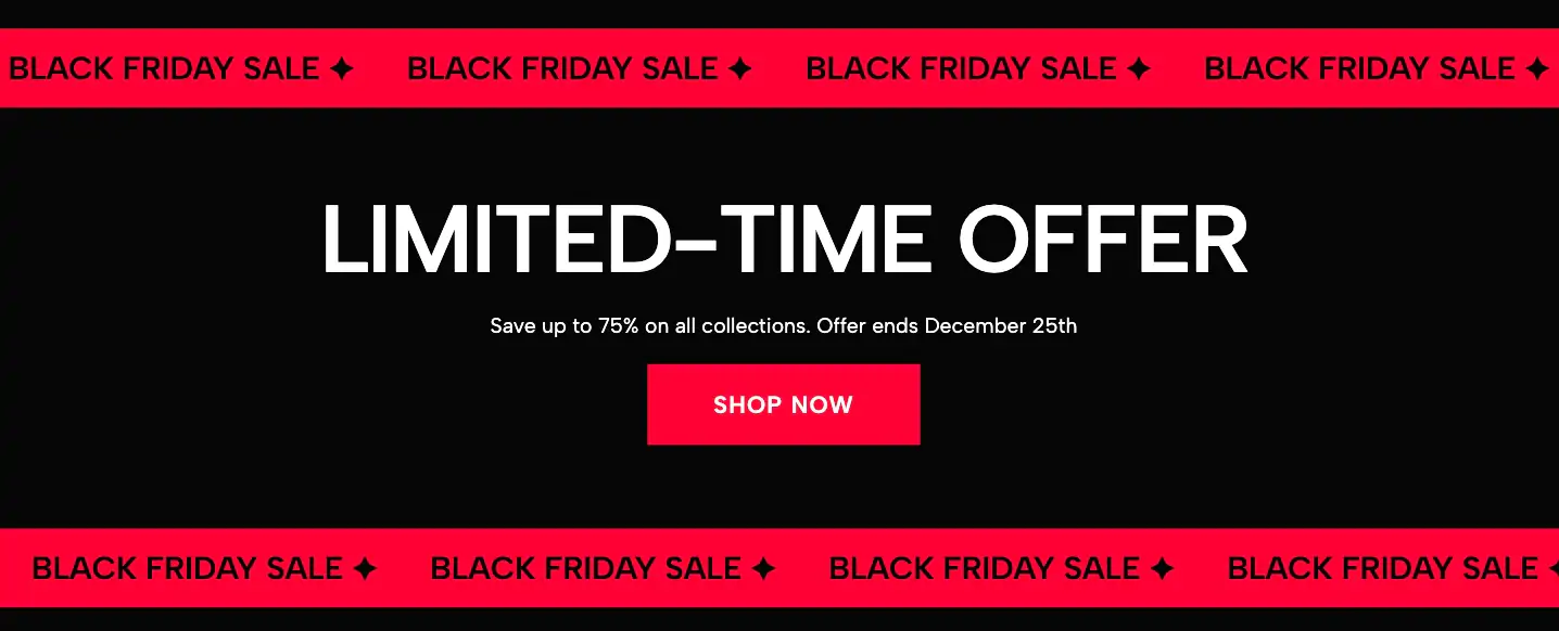 Black Friday Marquee CTA