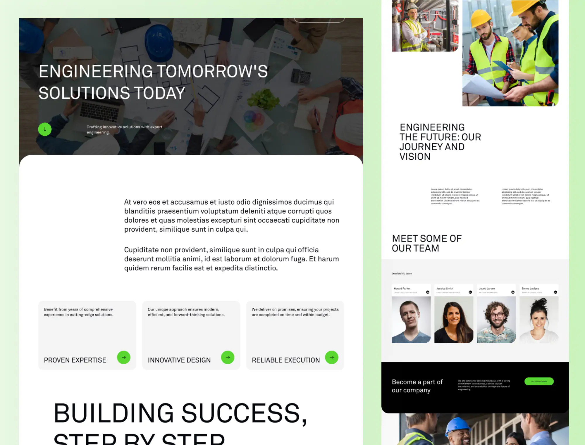 Brussels – Modern Engineering & Construction Figma Template