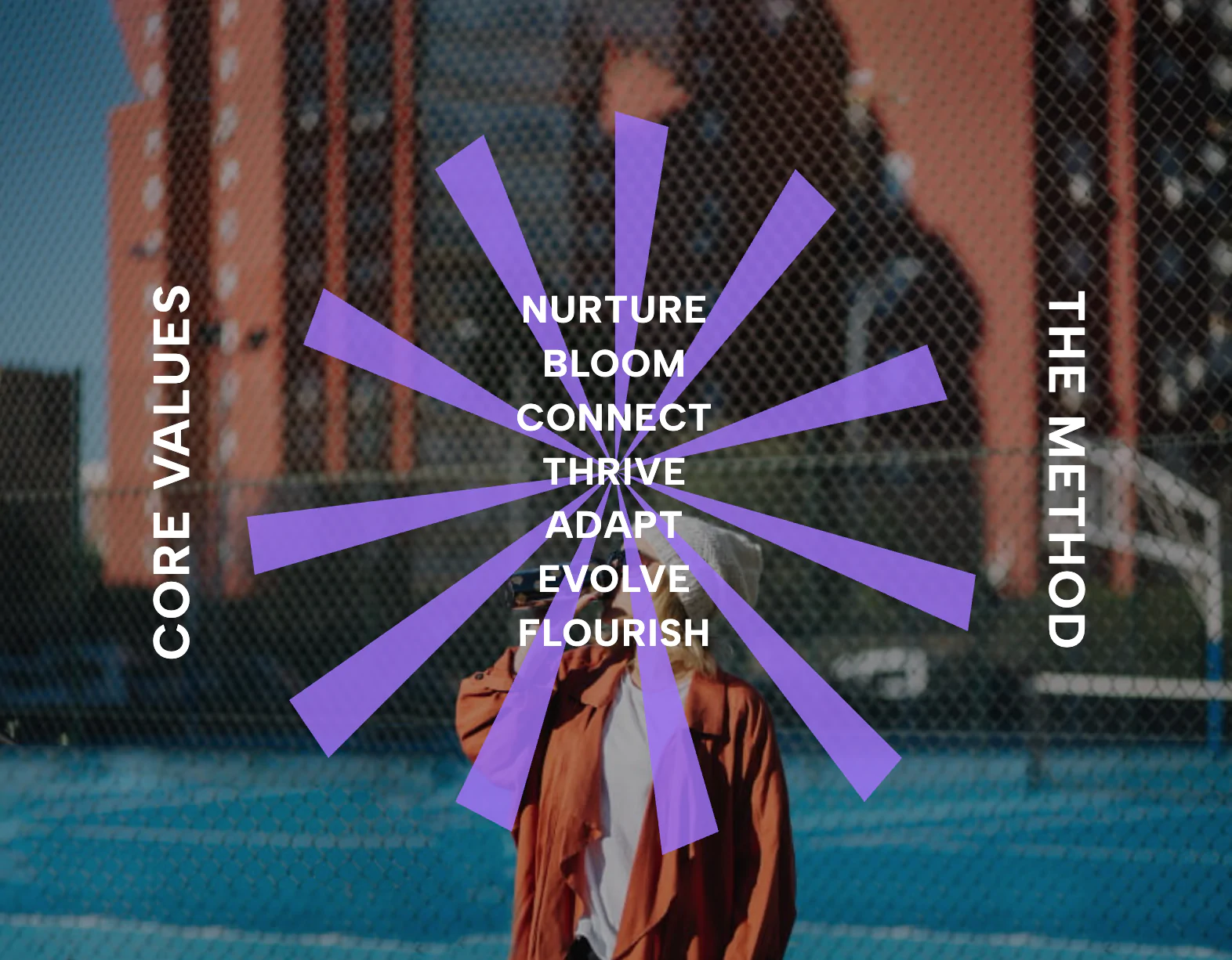 Radiant Values and Features Hero - Starburst List