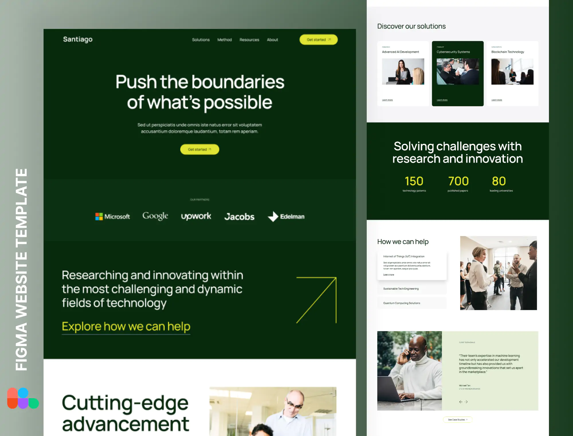 Santiago – Premium Technology Figma Template