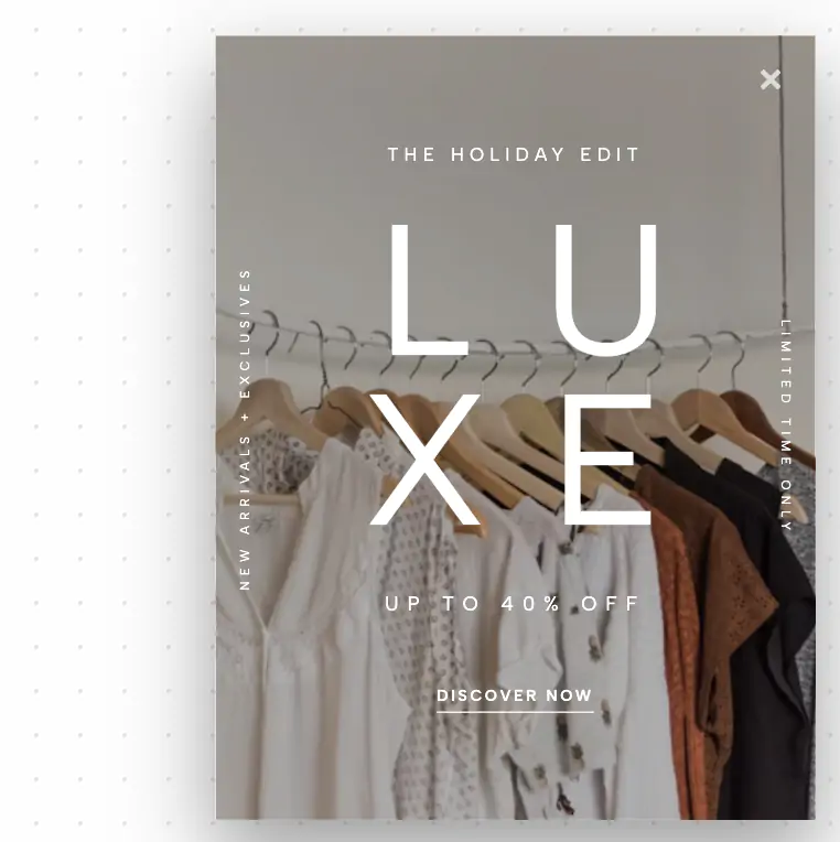 Editorial Luxe Popover