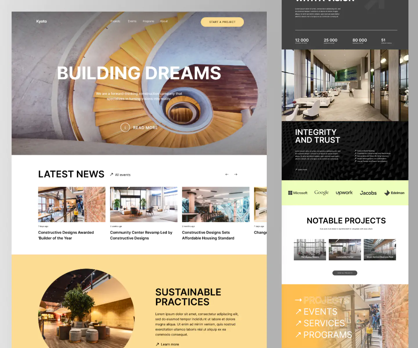 Kyoto - Corporate Business Figma Landing Template